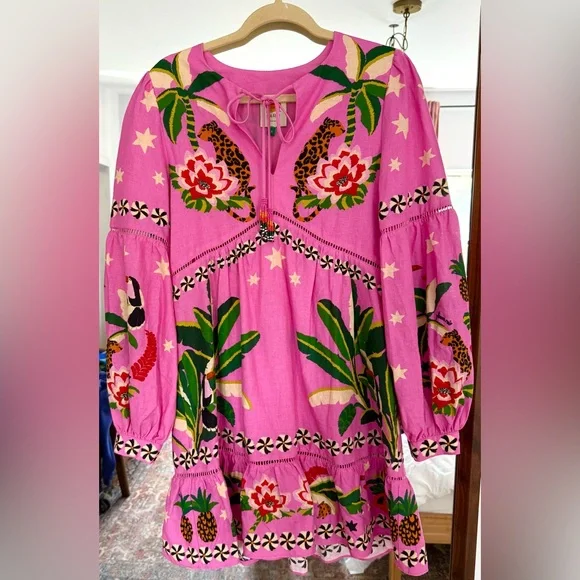 knee length dresses for ladies Leopard Forest Mini Dress – The RiverLane